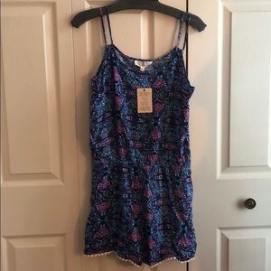 Shorts Romper with Spaghetti Straps